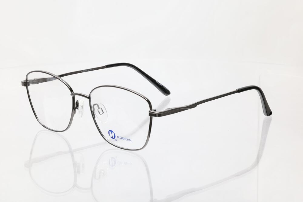 Modern Hazel Gunmetal 54-17-140mm Eyeglass FRAMES ONLY - NEW/WITHOUT TAGS